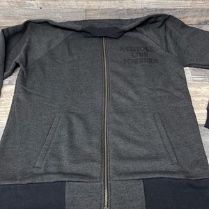 ALF Zip Up (L) Assholes Live Forever Black on Gray NWOT Unisex